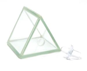 Hollow glass prism