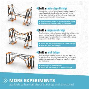 Engino stem structures buildings/bridges