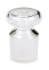 Stopper glass flask clear no. 9